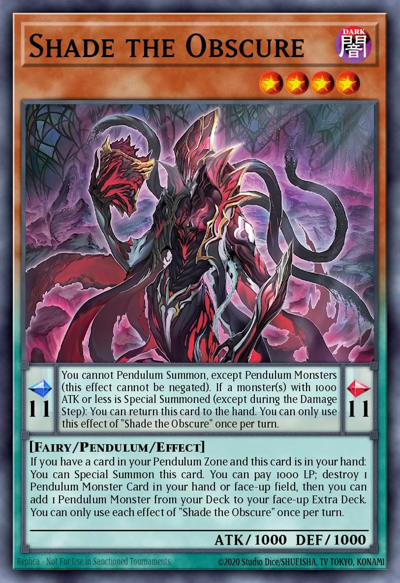 Shade the Obscure Blazing Dominion card