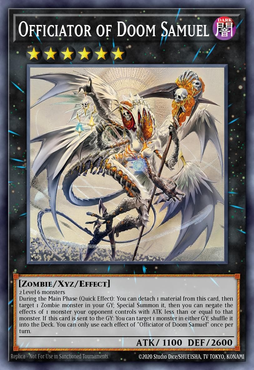 Officiator of Doom Samuel Blazing Dominion card