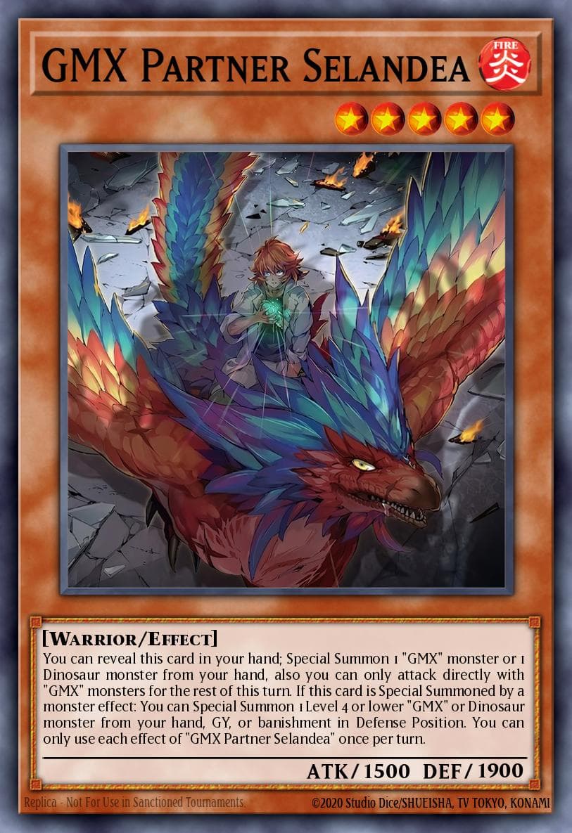 GMX Partner Selandea Blazing Dominion card