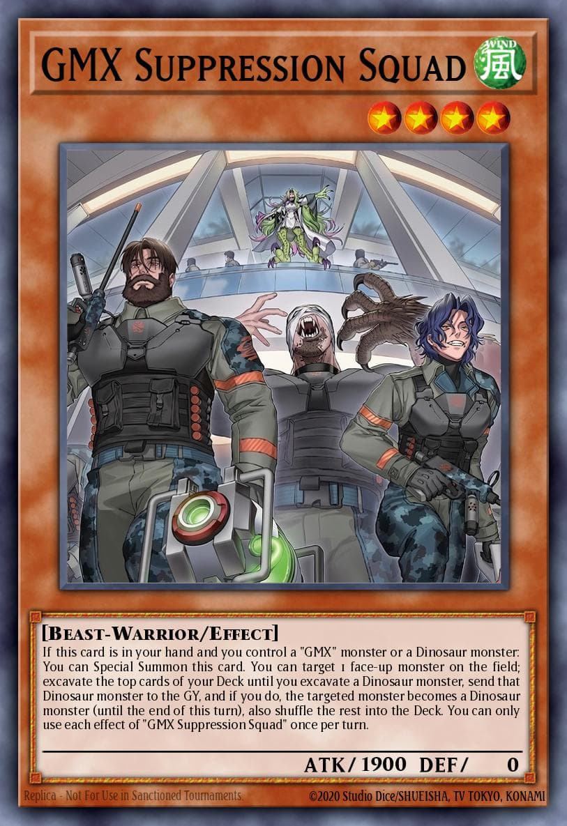 GMX Suppression Squad Blazing Dominion card