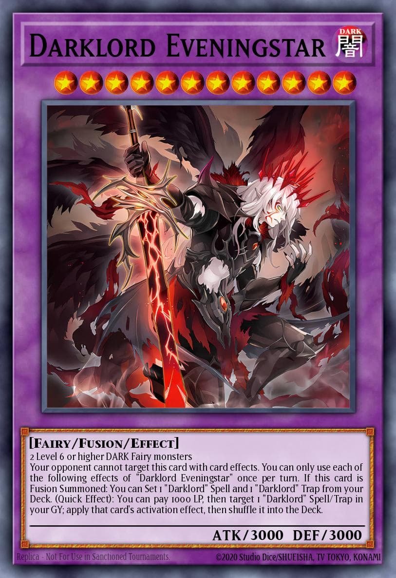 Darklord Eveningstar Burst Protocol card