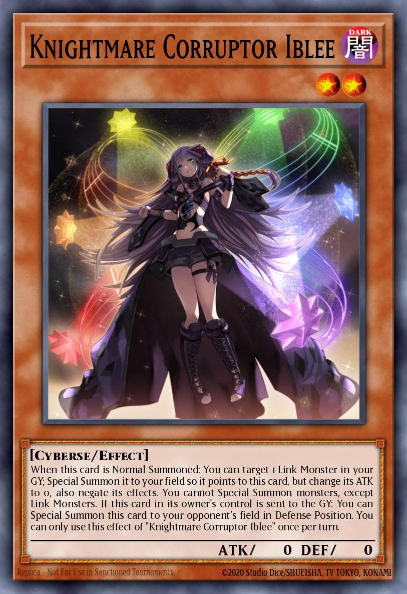 Knightmare Corruptor Iblee Flames of Destruction Special Edition card
