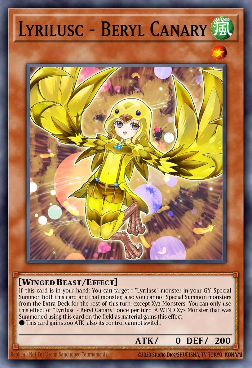 Lyrilusc - Beryl Canary Legendary Duelists: Synchro Storm card