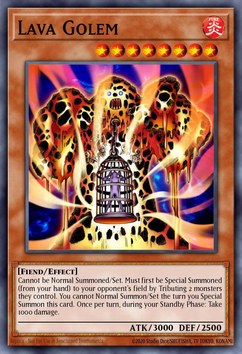 Lava Golem Pharaonic Guardian card
