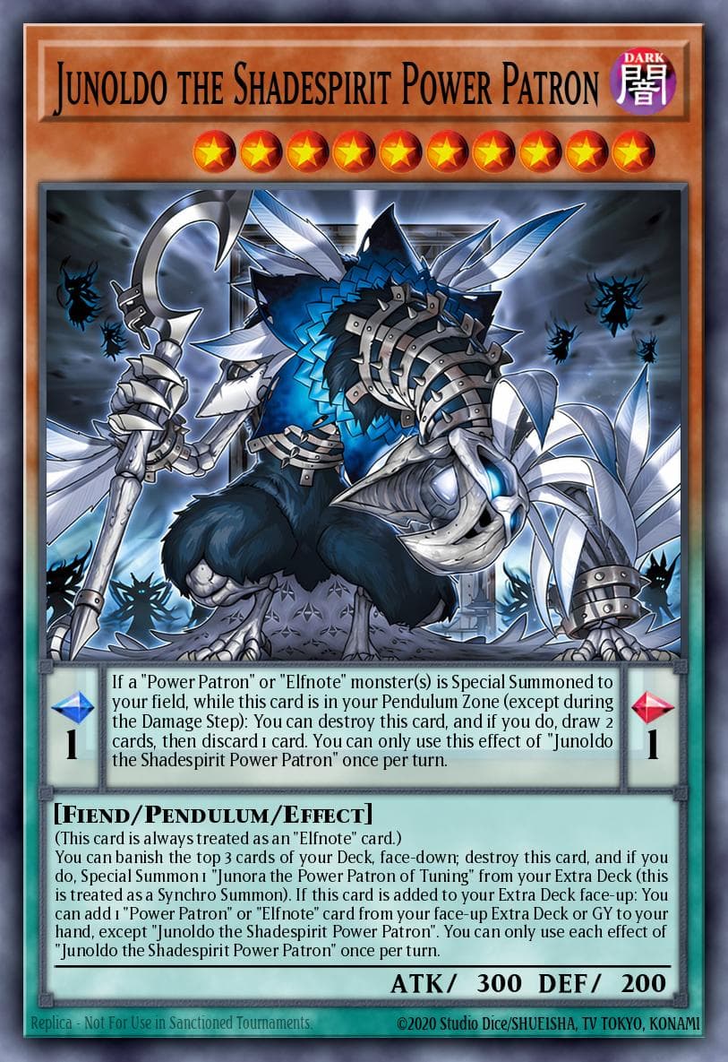 Junoldo the Shadespirit Power Patron Blazing Dominion card