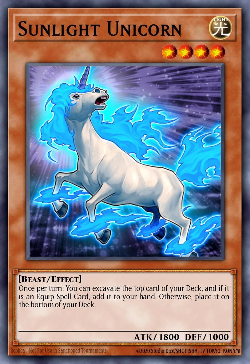 Sunlight Unicorn Ancient Prophecy: Special Edition card