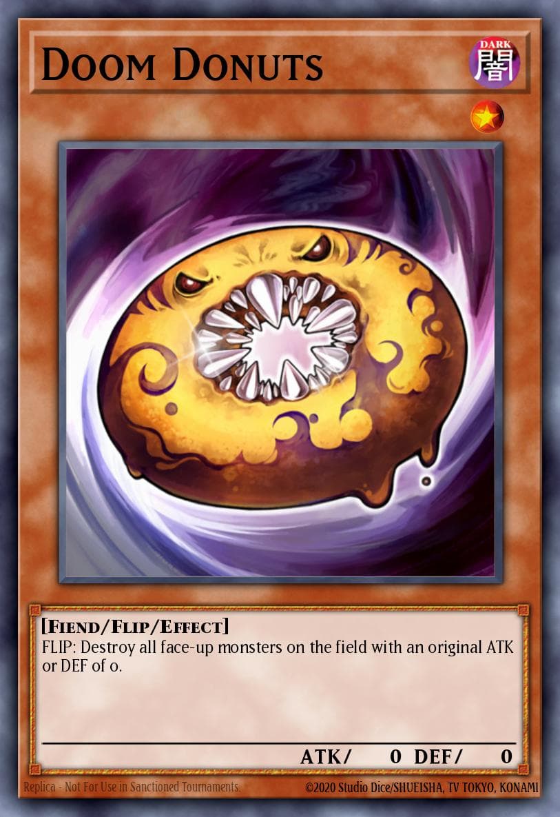 Doom Donuts 遊戲王 card