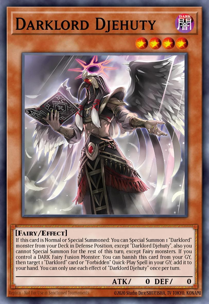 Darklord Djehuty Burst Protocol card