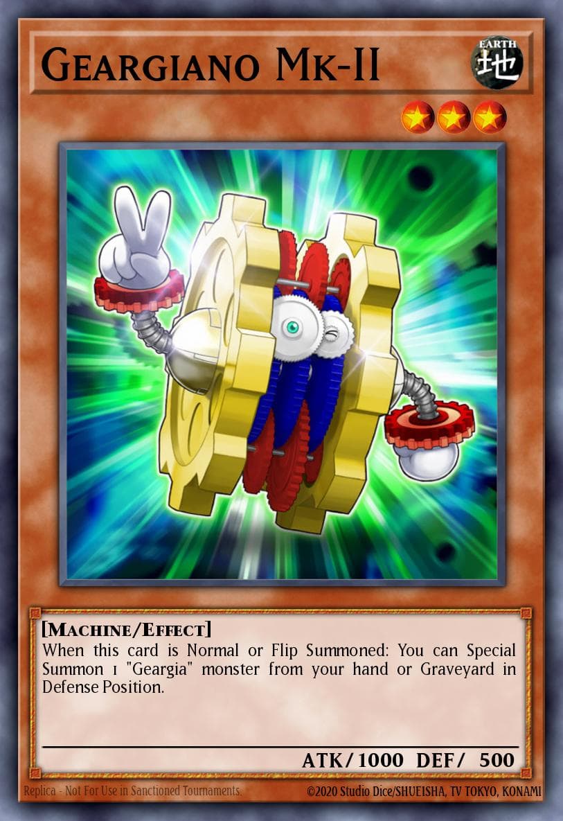 Geargiano Mk-II Geargia Rampage Structure Deck card