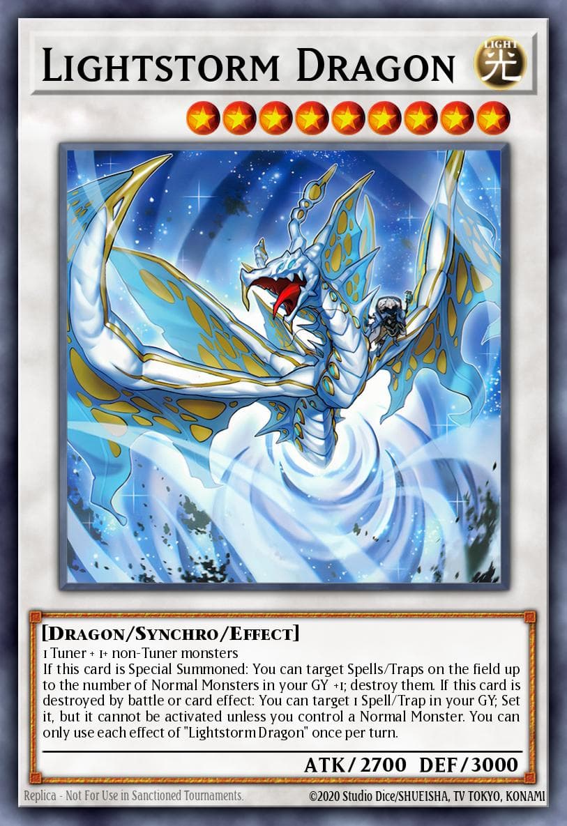 Lightstorm Dragon Supreme Darkness card