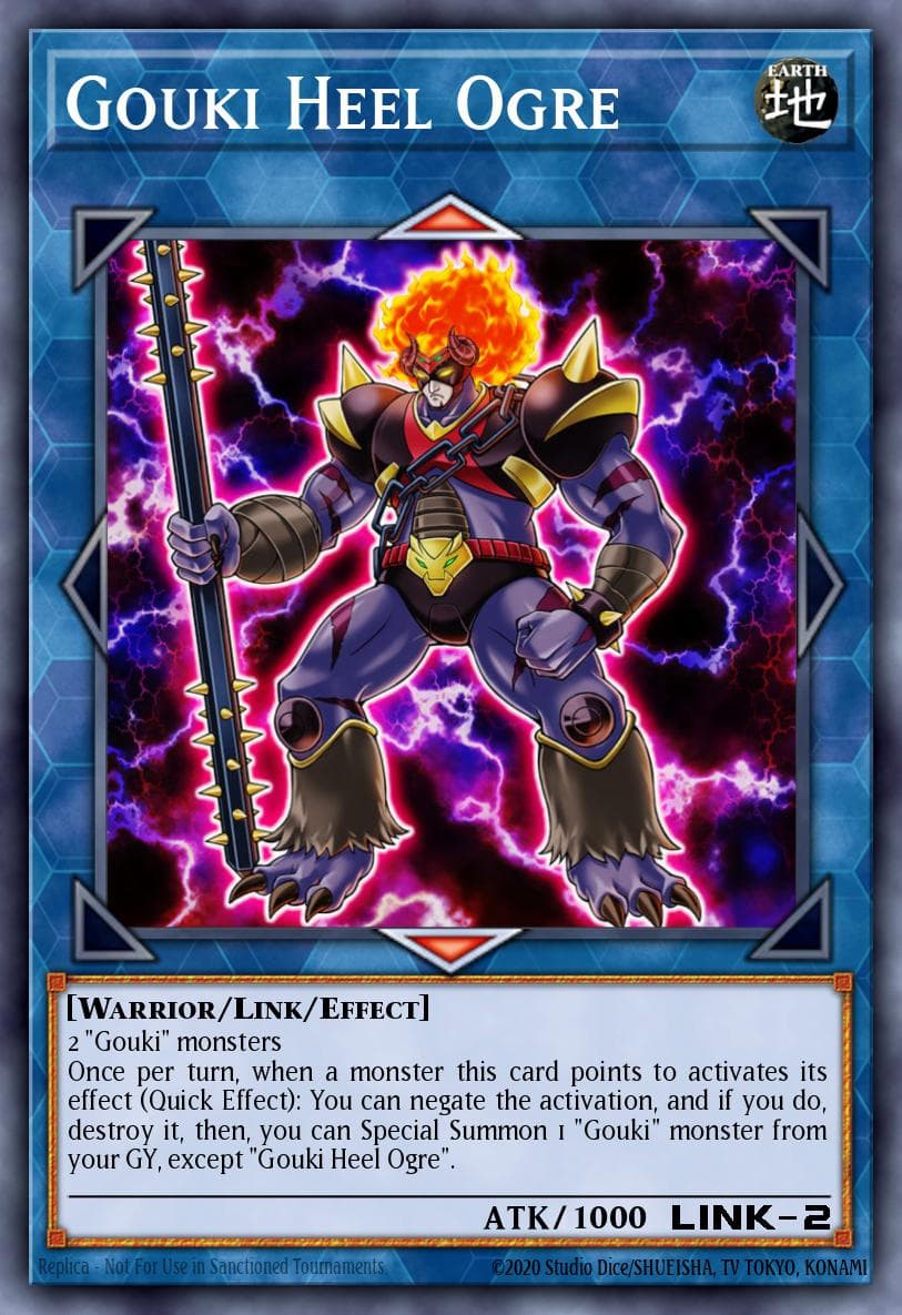 Gouki Heel Ogre 2019 Gold Sarcophagus Tin Mega Pack card