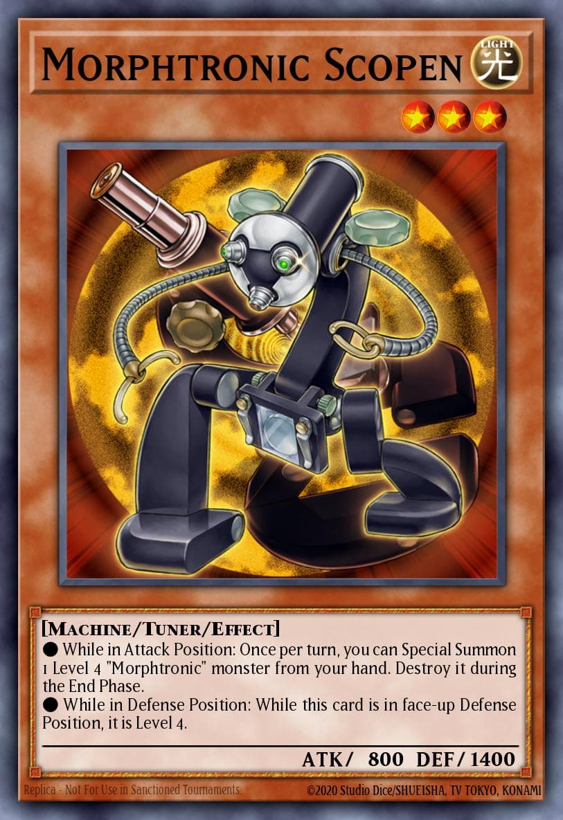 Morphtronic Scopen 遊戲王 card