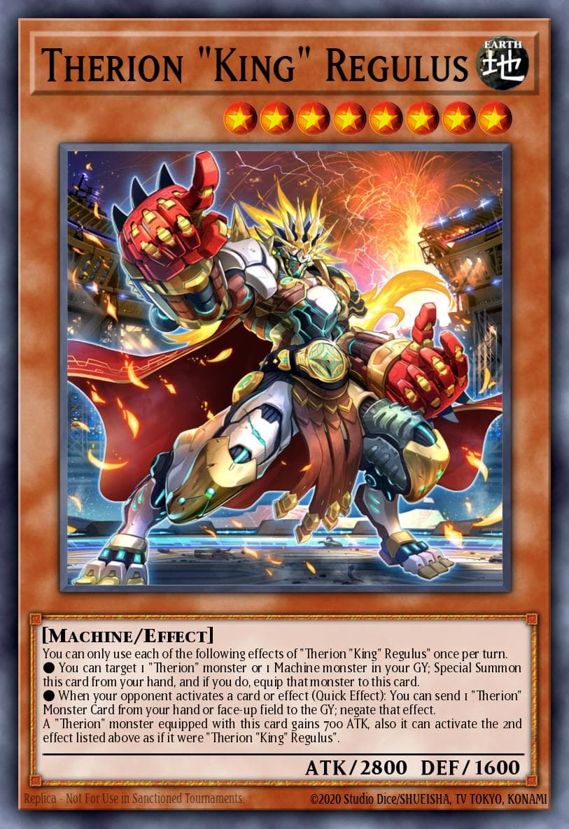 Therion "King" Regulus Dimension Force card