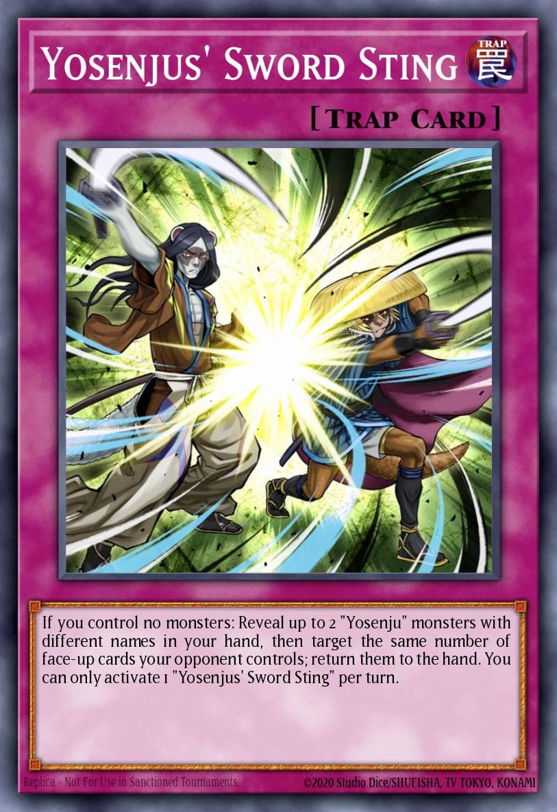 Yosenjus' Sword Sting Rising Rampage Special Edition card