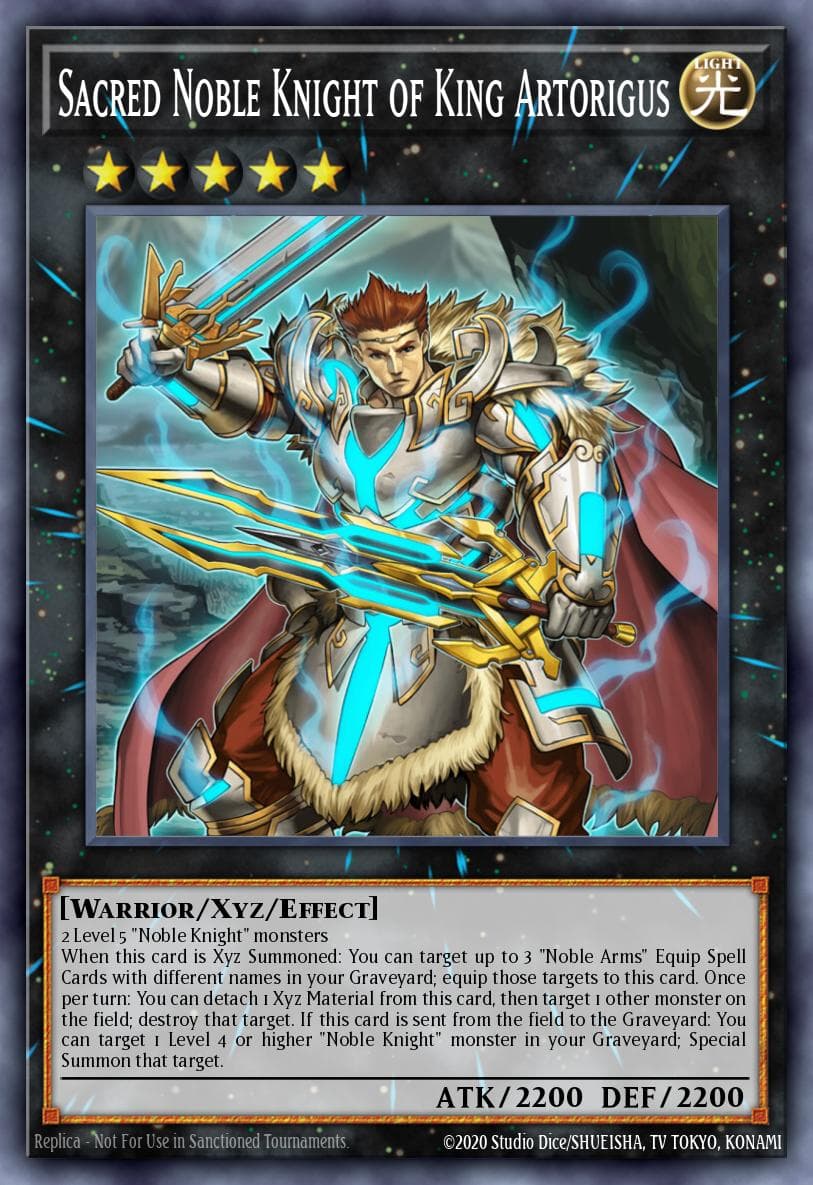 Sacred Noble Knight of King Artorigus Shadow Specters: Special Edition card