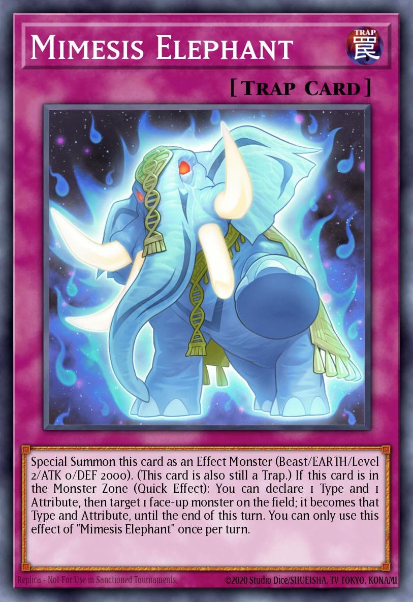 Mimesis Elephant Power of the Elements card