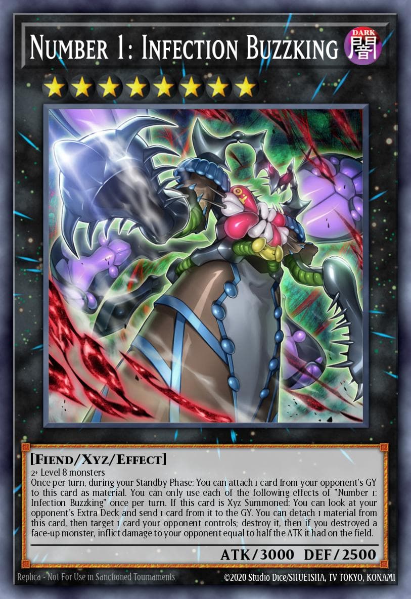 Number 1: Infection Buzzking Maze of Millennia card