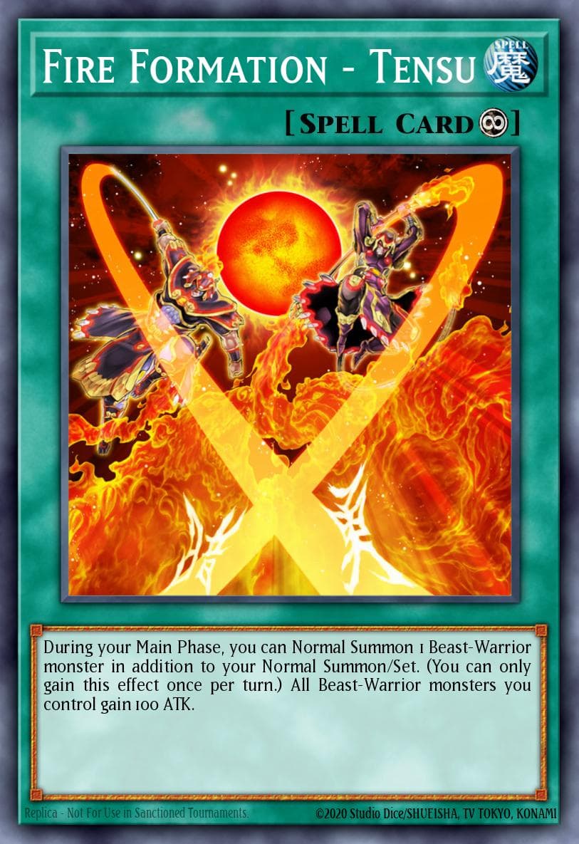 Fire Formation - Tensu Cosmo Blazer: Special Edition card