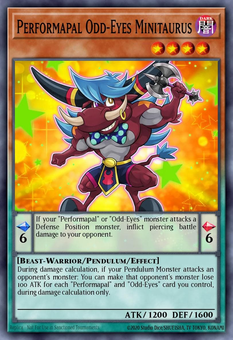 Performapal Odd-Eyes Minitaurus Battles of Legend: Light's Revenge card