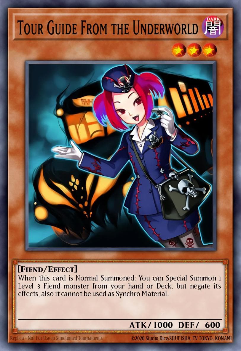Tour Guide From the Underworld Duel Overload card