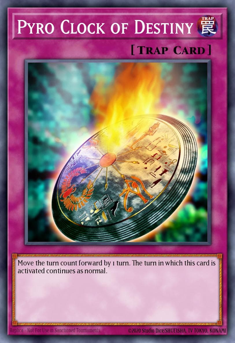 Pyro Clock of Destiny Pharaonic Guardian card