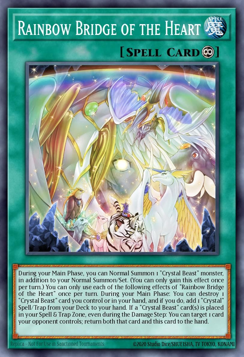 Rainbow Bridge of the Heart Structure Deck: Legend of the Crystal Beasts card