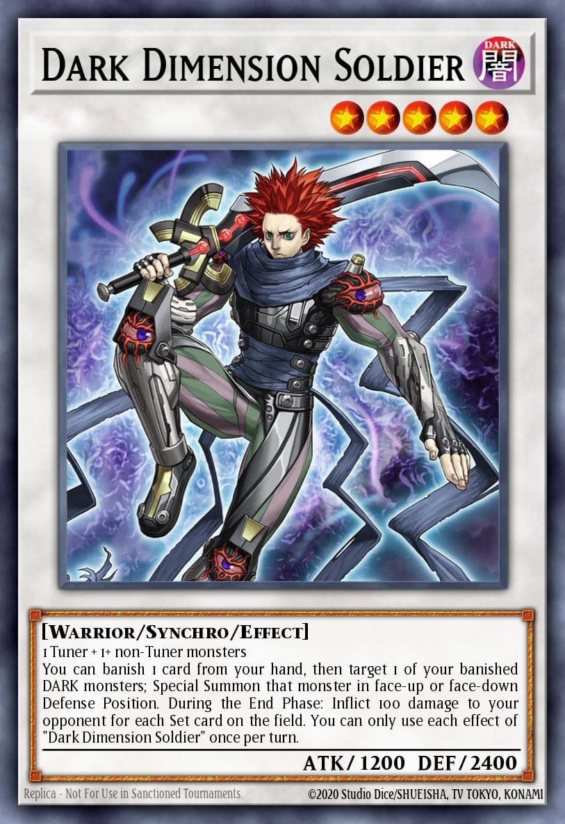 Dark Dimension Soldier Battle of Chaos card