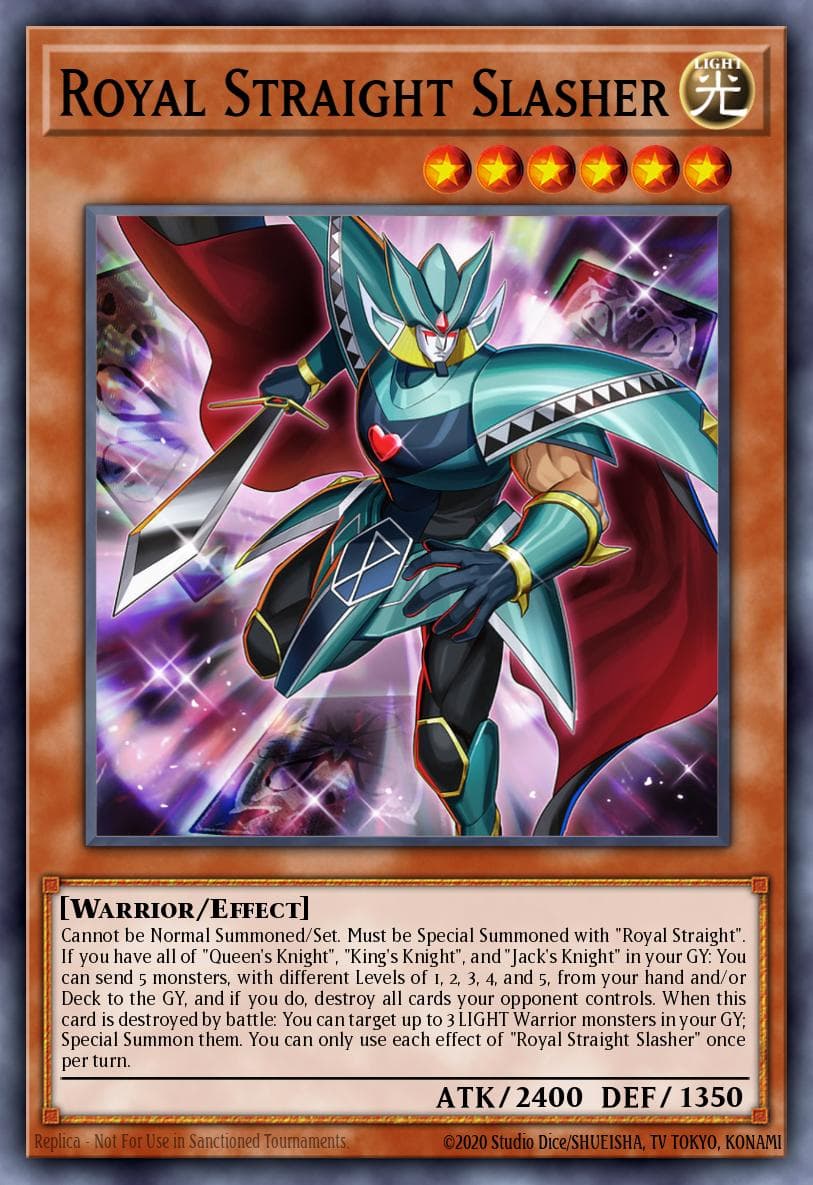 Royal Straight Slasher Battles of Legend: Crystal Revenge card