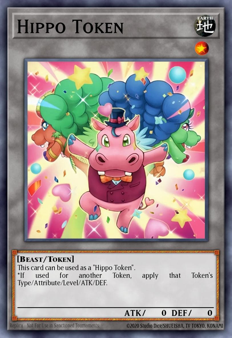 Hippo Token Starter Deck: Yuya card