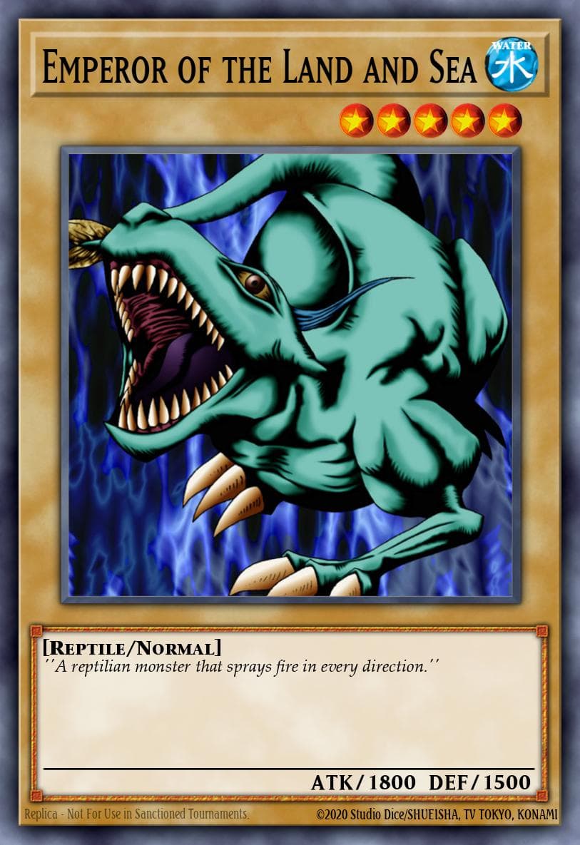 Emperor of the Land and Sea 游戏王 card