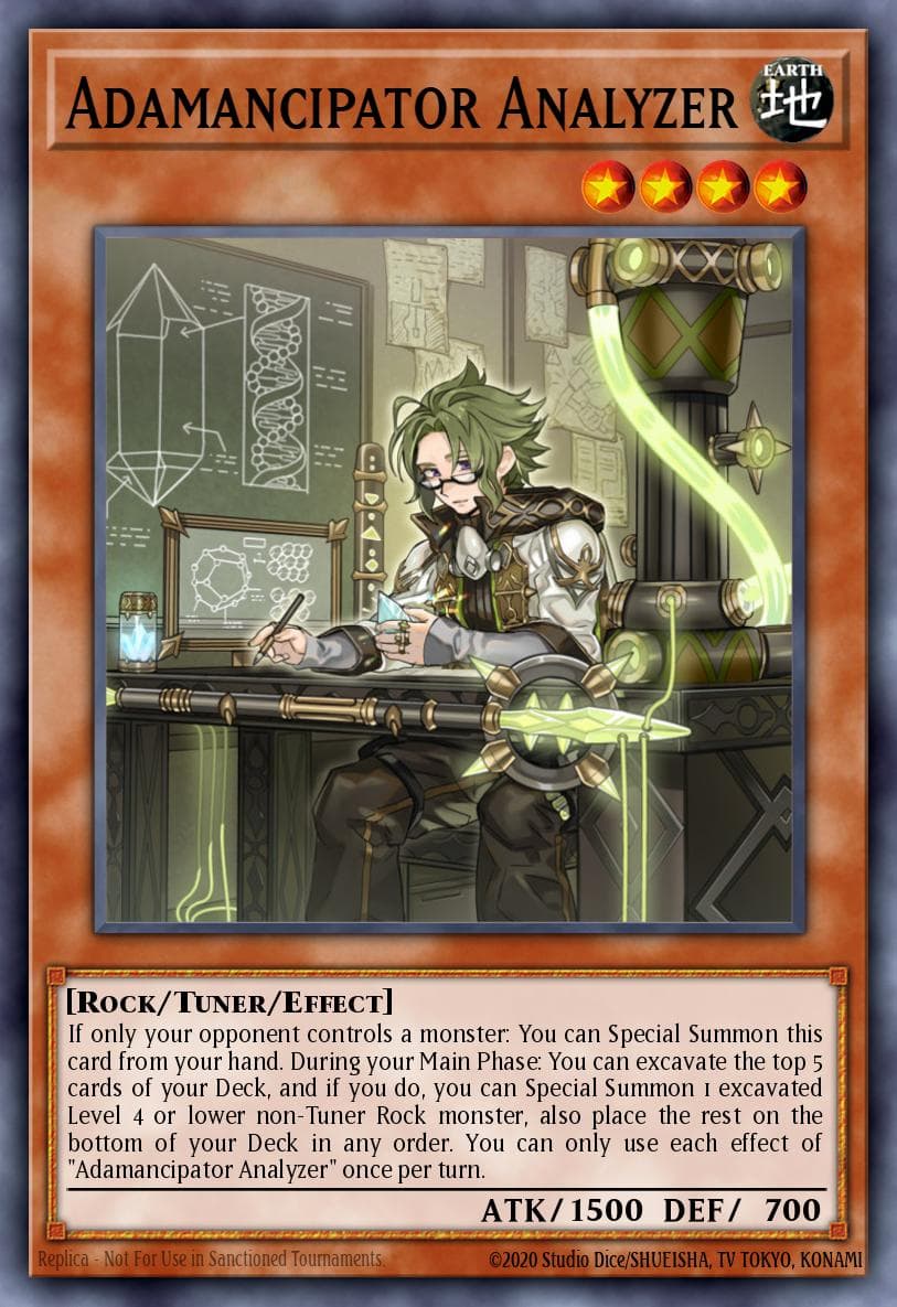 Adamancipator Analyzer 2021 Tin of Ancient Battles card
