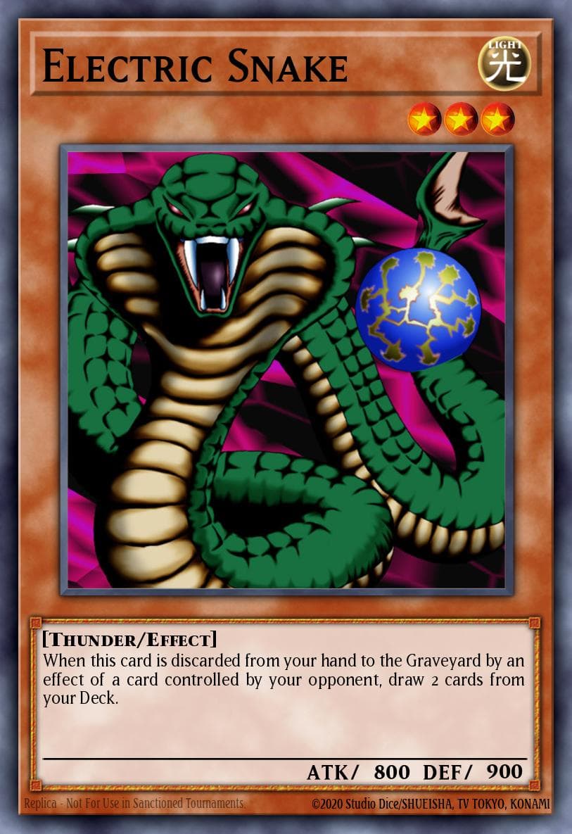 Electric Snake Spell Ruler card