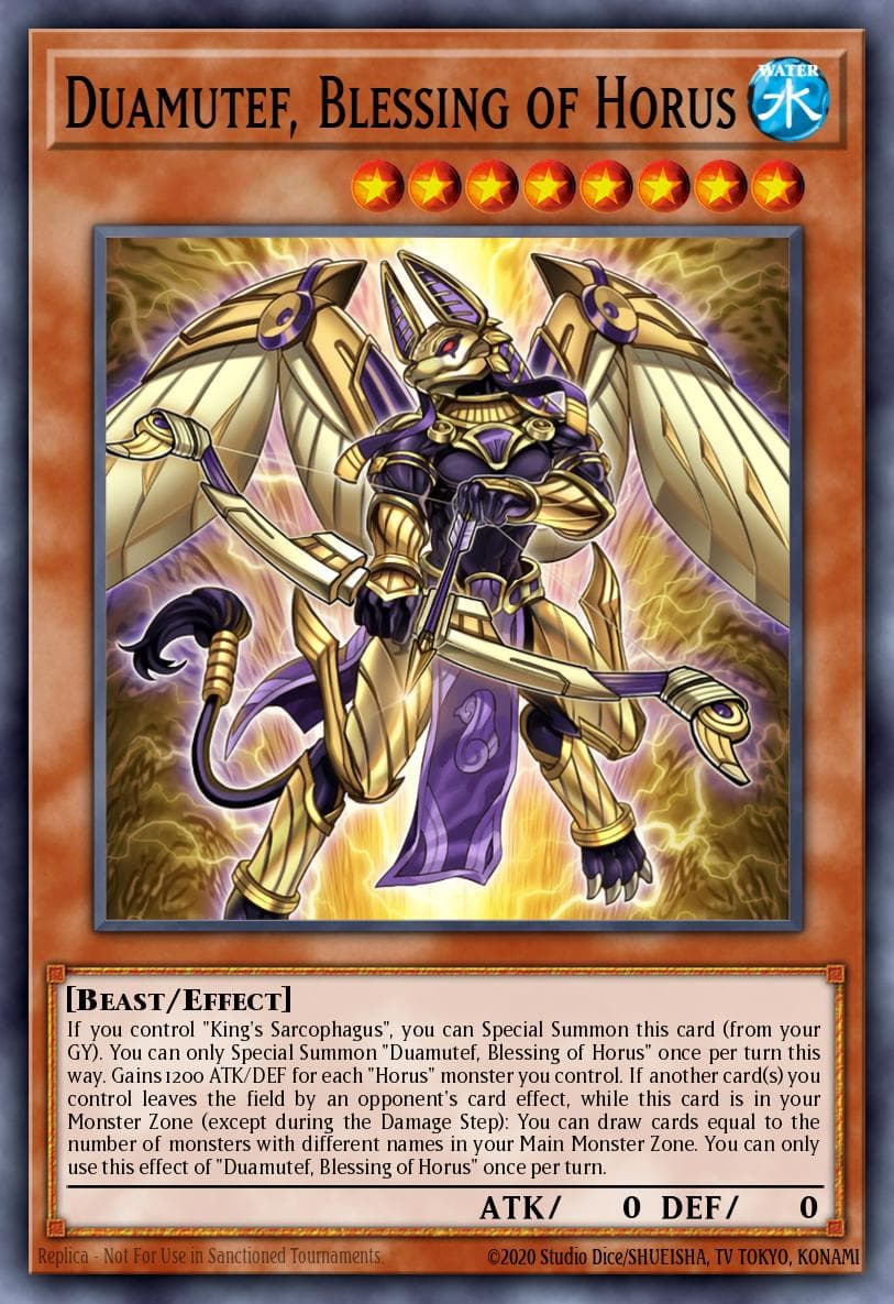 Duamutef, Blessing of Horus THE CHRONICLES DECK: Spirit Charmers (All-Foil Edition) card