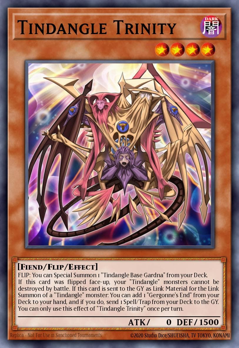 Tindangle Trinity Flames of Destruction Special Edition card