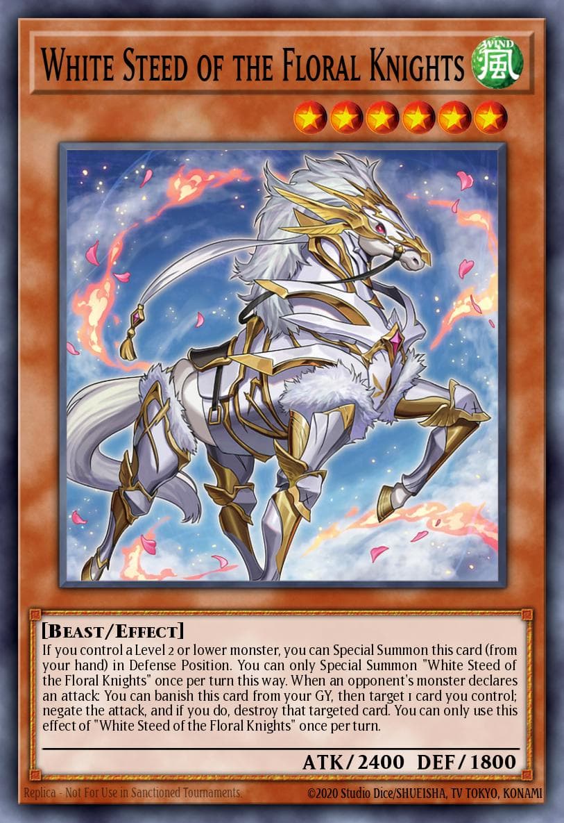White Steed of the Floral Knights Legendary Duelists: Synchro Storm card