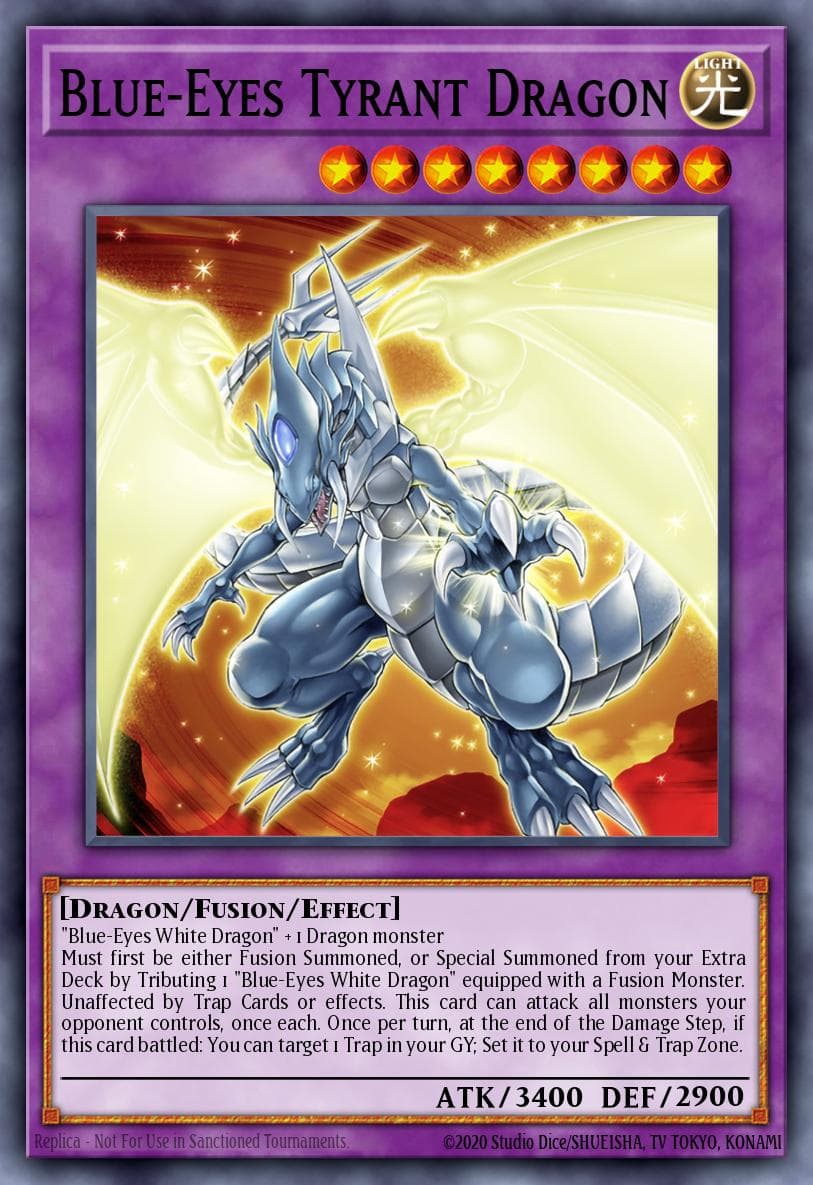 Blue-Eyes Tyrant Dragon Structure Deck: Blue-Eyes White Destiny card