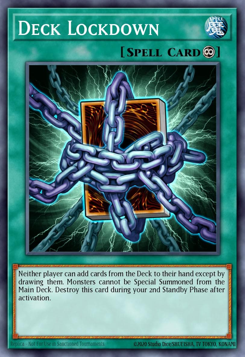 Deck Lockdown Duel Overload card