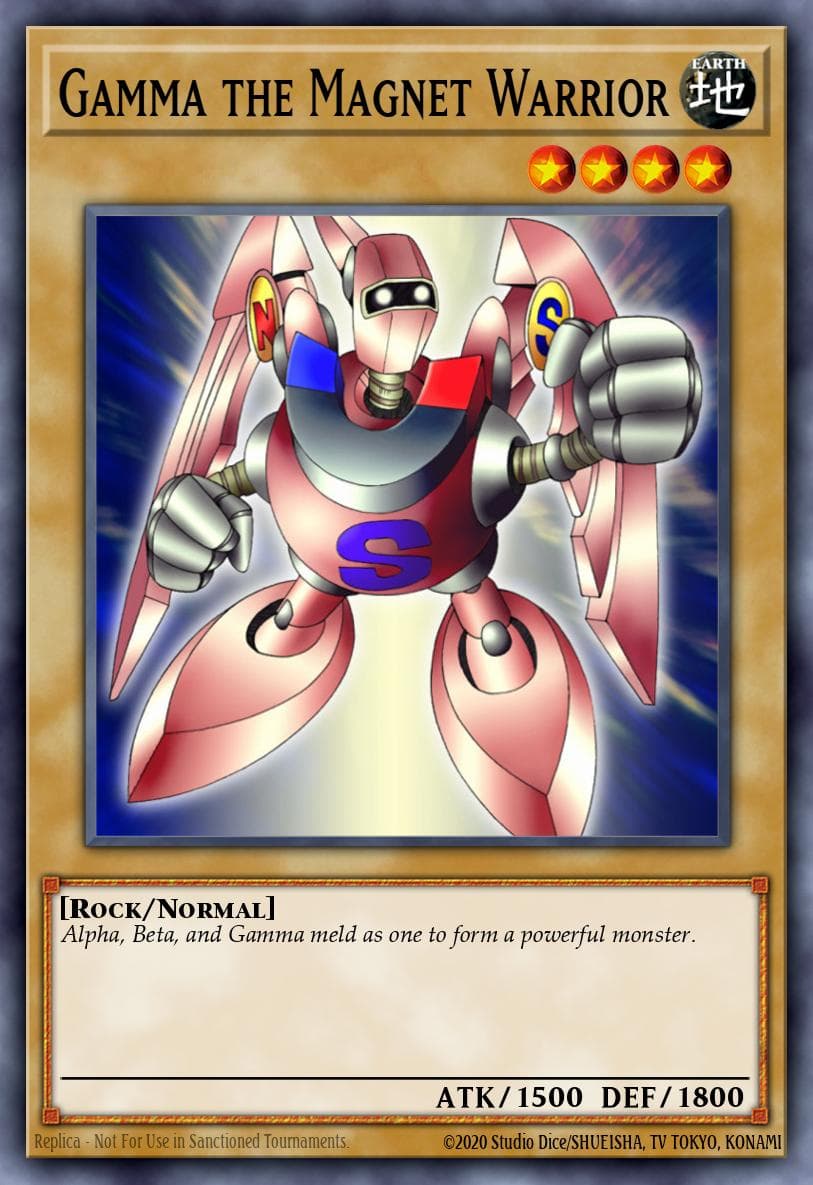 Gamma the Magnet Warrior Speed Duel: Battle City Box card