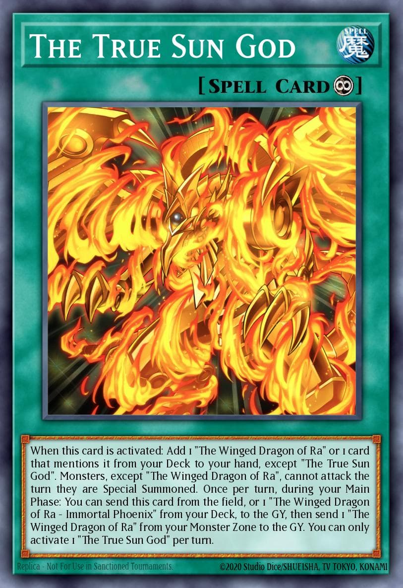 The True Sun God 2022 Tin of the Pharaoh's Gods card
