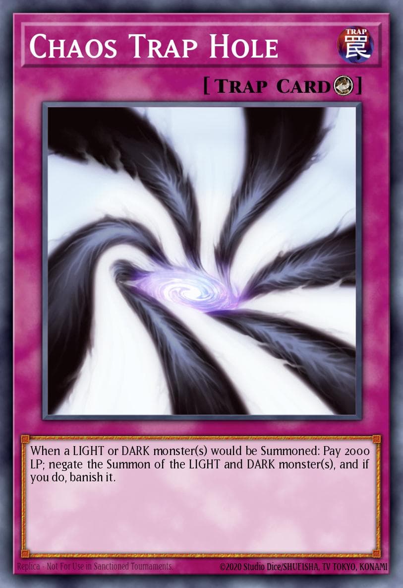 Chaos Trap Hole OTS Tournament Pack 3 card
