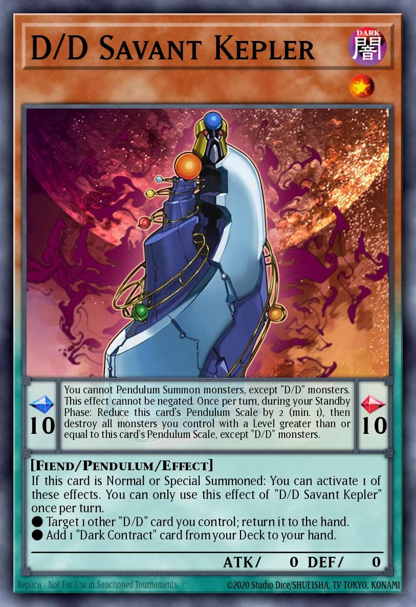 D/D Savant Kepler Dimension of Chaos: Special Edition card