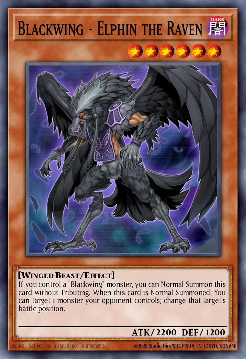 Blackwing - Elphin the Raven Collectible Tins Exclusive 2009 card