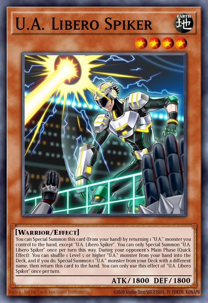 U.A. Libero Spiker Phantom Rage Premiere! promotional card card