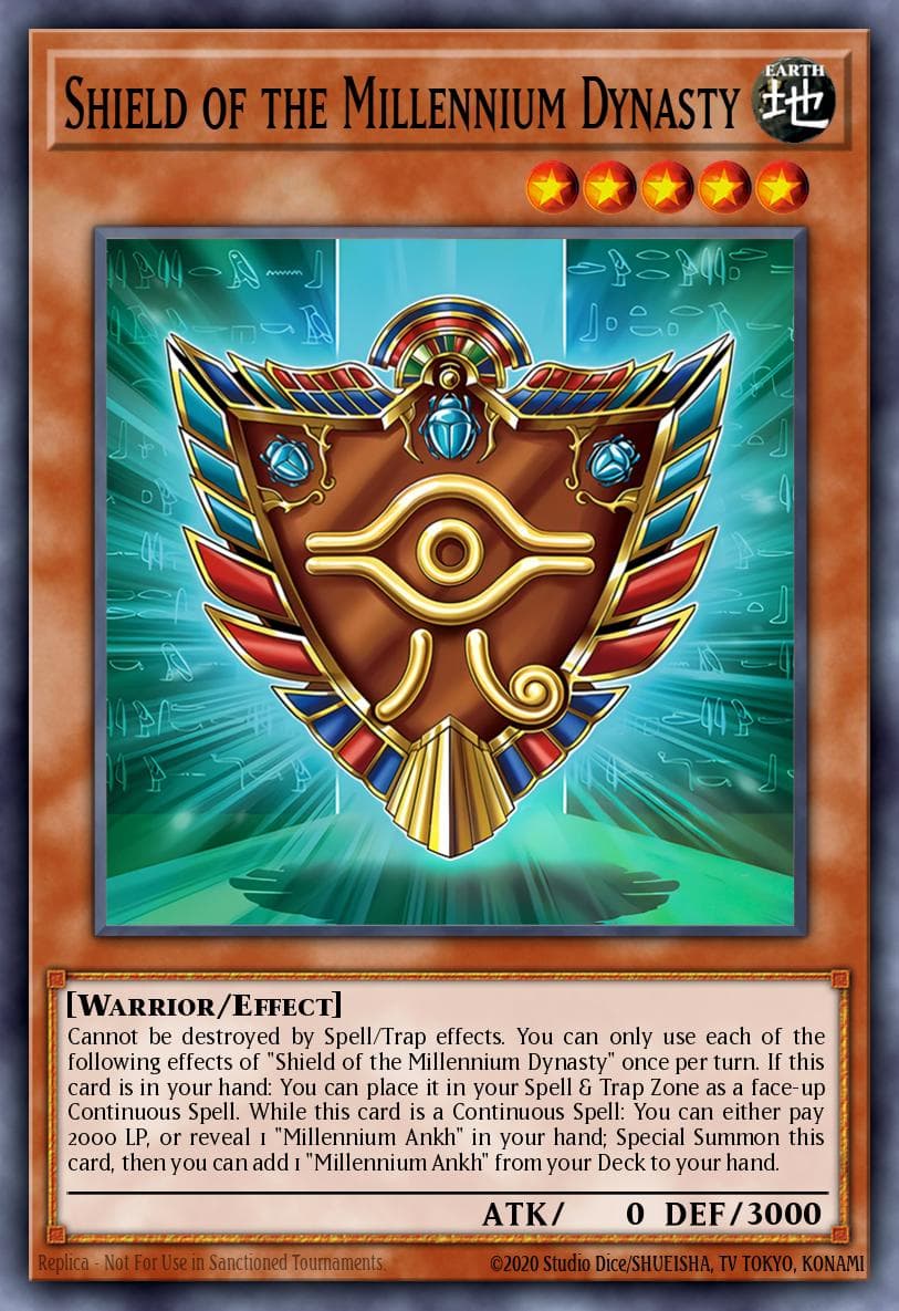 Shield of the Millennium Dynasty The Infinite Forbidden card