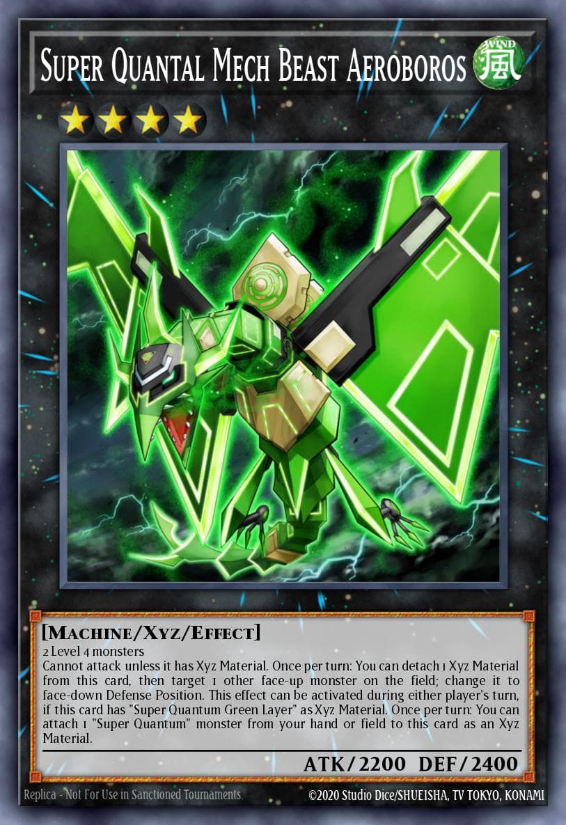 Super Quantal Mech Beast Aeroboros Wing Raiders card