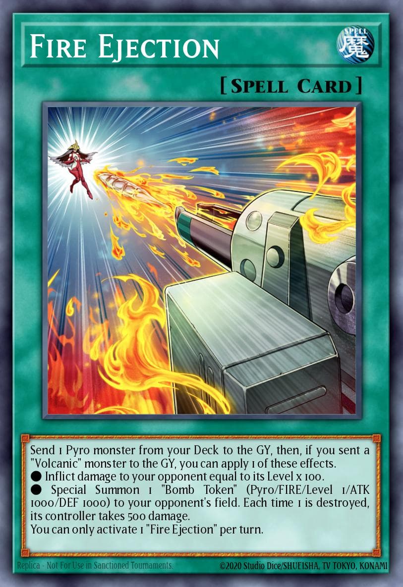 Fire Ejection 遊戲王 card