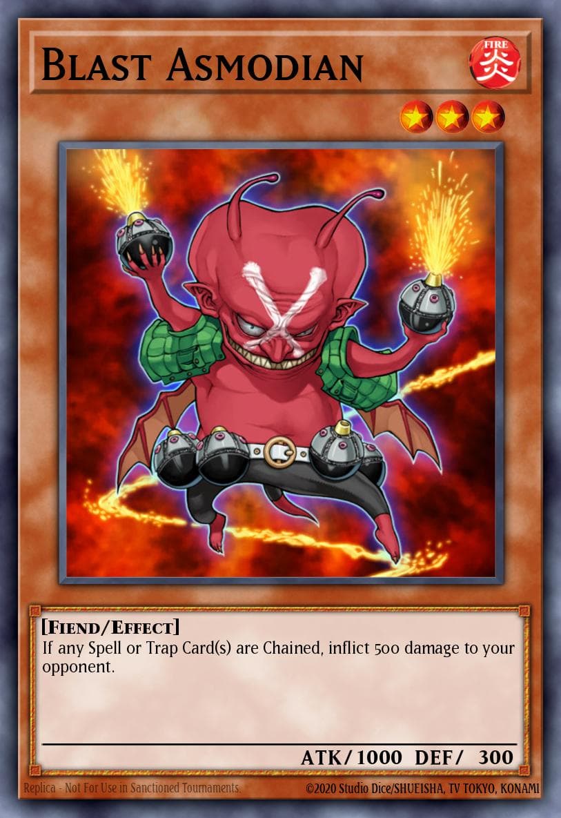 Blast Asmodian Cyberdark Impact card