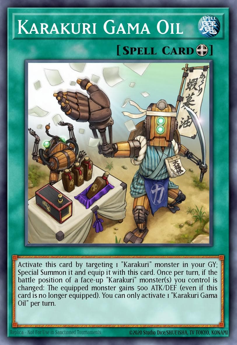 Karakuri Gama Oil Ignition Assault Special Edition card