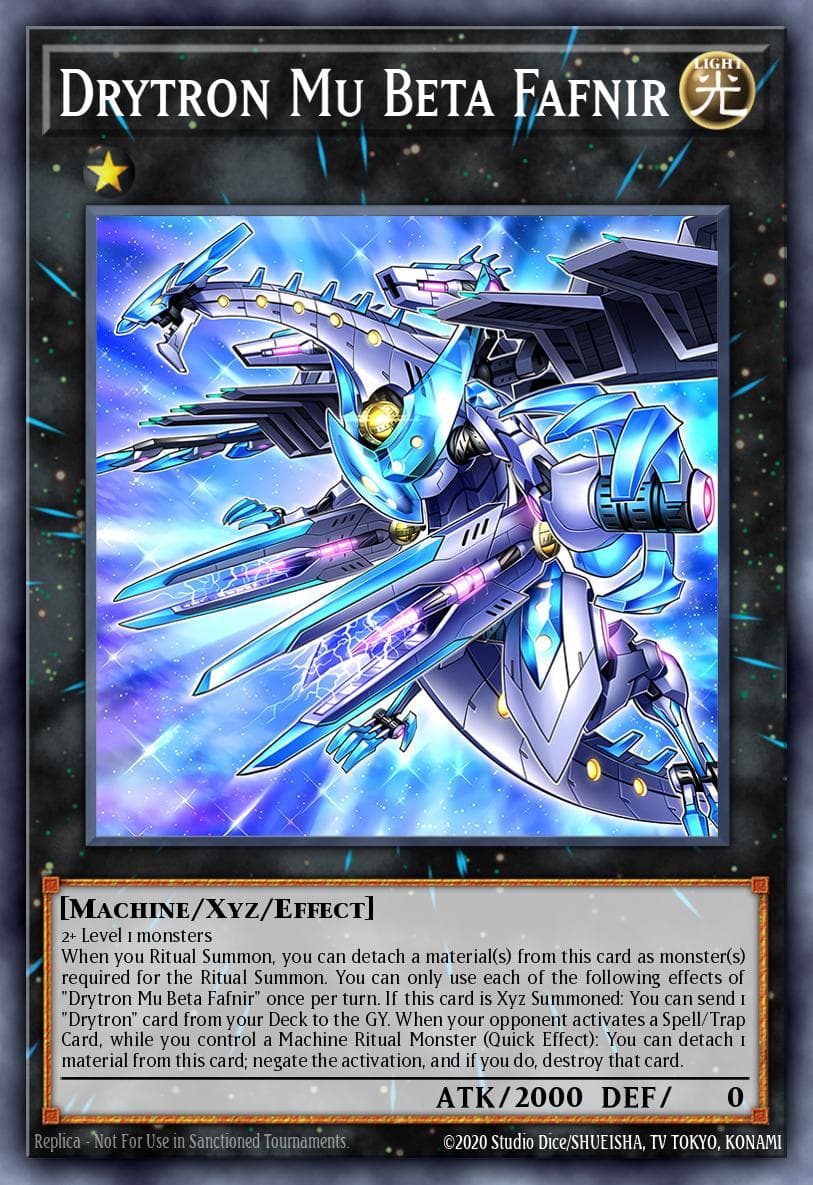 Drytron Mu Beta Fafnir 2022 Tin of the Pharaoh's Gods card