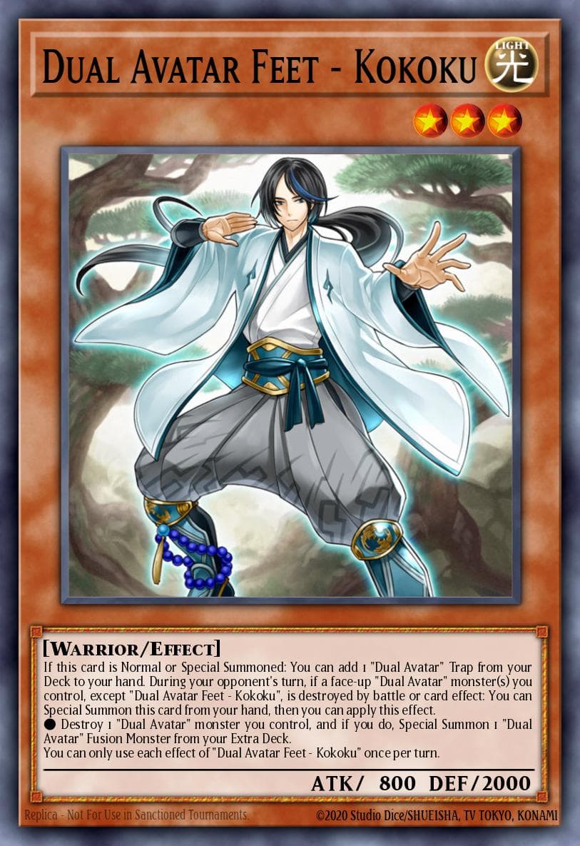 Dual Avatar Feet - Kokoku Phantom Rage Premiere! promotional card card